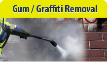 Gum-graffiti removal
